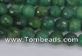 CCJ411 15.5 inches 6mm faceted round west African jade beads