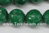 CCN1228 15.5 inches 18mm faceted round candy jade beads wholesale