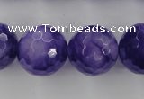 CCN1258 15.5 inches 18mm faceted round candy jade beads wholesale