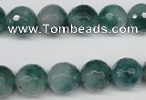 CCN1285 15.5 inches 12mm faceted round rainbow candy jade beads
