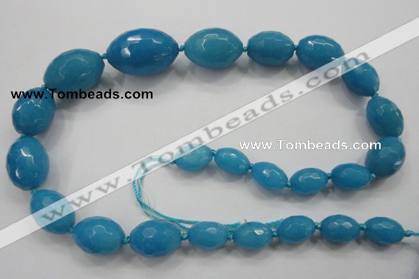 CCN1514 15.5 inches 10*14mm – 20*30mm faceted rice candy jade beads