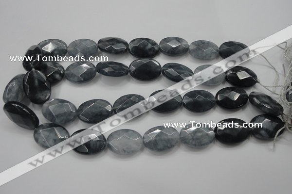 CCN1643 15.5 inches 18*25mm faceted oval candy jade beads