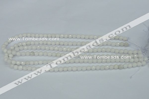 CCN1800 15 inches 4mm faceted round candy jade beads wholesale