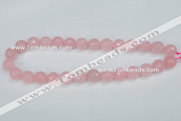 CCN1855 15 inches 14mm faceted round candy jade beads wholesale