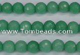 CCN1882 15 inches 8mm faceted round candy jade beads wholesale