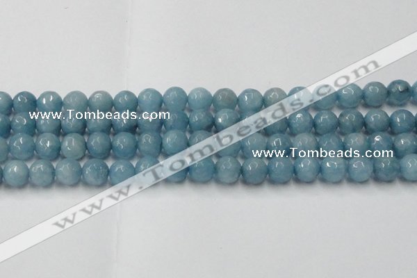 CCN2020 15 inches 14mm faceted round candy jade beads wholesale