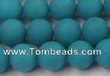 CCN2432 15.5 inches 6mm round matte candy jade beads wholesale