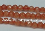 CCN2820 15.5 inches 4mm tiny faceted round candy jade beads
