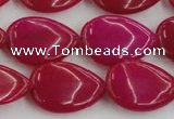 CCN3877 15.5 inches 15*20mm flat teardrop candy jade beads