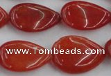 CCN3893 15.5 inches 18*25mm flat teardrop candy jade beads