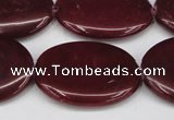 CCN3991 15.5 inches 30*40mm oval candy jade beads wholesale