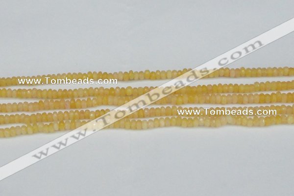 CCN4105 15.5 inches 2*4mm faceted rondelle candy jade beads