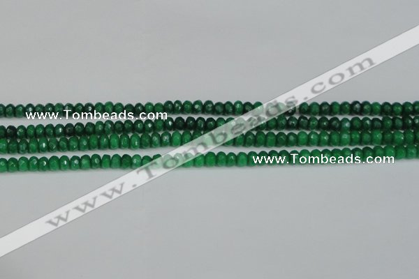 CCN4141 15.5 inches 4*6mm faceted rondelle candy jade beads