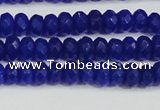 CCN4142 15.5 inches 4*6mm faceted rondelle candy jade beads