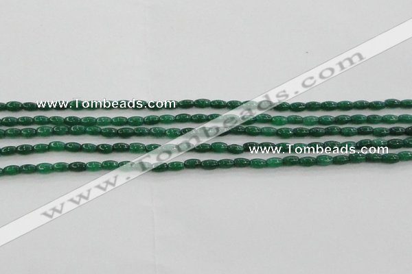 CCN4516 15.5 inches 3*5mm rice candy jade beads wholesale