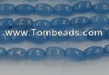 CCN4521 15.5 inches 4*6mm rice candy jade beads wholesale