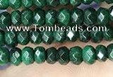 CCN5123 15 inches 3*4mm faceted rondelle candy jade beads