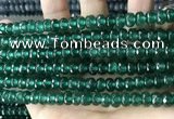 CCN5160 15 inches 5*8mm faceted rondelle candy jade beads