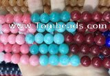 CCN5551 15 inches 8mm round candy jade beads Wholesale