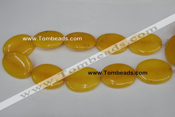 CCN564 15.5 inches 25*35mm oval candy jade beads wholesale