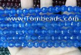CCN5664 15 inches 8mm faceted round candy jade beads