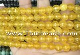 CCN5708 15 inches 8mm faceted round candy jade beads