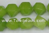 CCN666 15.5 inches 15*15mm faceted nuggets candy jade beads