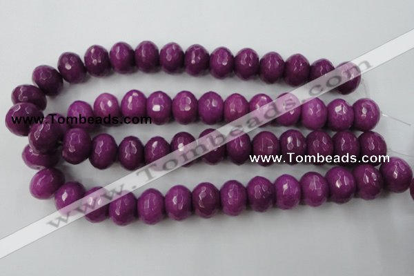 CCN946 15.5 inches 14*18mm faceted rondelle candy jade beads