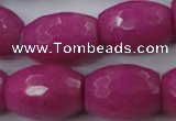 CCN962 15.5 inches 18*25mm faceted drum candy jade beads