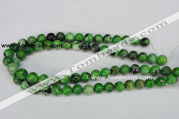 CCO125 15.5 inches 12mm round dyed natural chrysotine beads