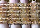 CCR422 15 inches 6mm round citrine beads wholesale