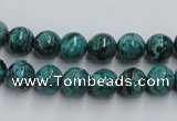 CCS203 15.5 inches 8mm round natural Chinese chrysocolla beads