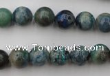 CCS503 15.5 inches 10mm round natural chrysocolla gemstone beads