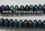 CCS53 16 inches 6*12mm rondelle dyed chrysocolla gemstone beads