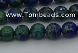 CCS532 15.5 inches 8mm faceted round dyed chrysocolla beads