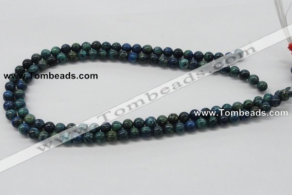 CCS72 15.5 inches 14mm round dyed chrysocolla gemstone beads
