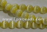 CCT1207 15 inches 4mm round cats eye beads wholesale