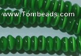 CCT244 15 inches 3*6mm rondelle cats eye beads wholesale