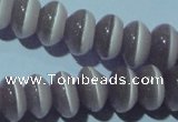 CCT272 15 inches 5*8mm rondelle cats eye beads wholesale