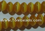 CCT279 15 inches 5*8mm rondelle cats eye beads wholesale