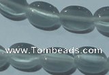CCT631 15 inches 6*8mm oval cats eye beads wholesale