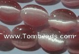 CCT665 15 inches 8*10mm oval cats eye beads wholesale
