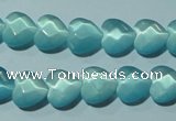CCT963 15 inches 10*10mm faceted heart cats eye beads wholesale