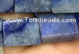 CCU650 15.5 inches 10*14mm - 11*15mm cuboid blue aventurine beads