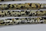 CCU739 15.5 inches 4*13mm cuboid dalmatian jasper beads wholesale