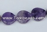 CDA94 15.5 inches 18*18mm heart dogtooth amethyst beads wholesale