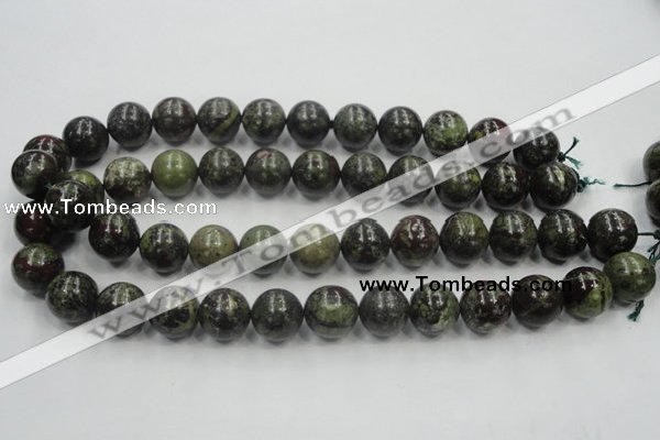 CDB200 15.5 inches 16mm round natural dragon blood jasper beads