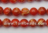 CDE2002 15.5 inches 8mm round dyed sea sediment jasper beads