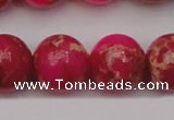 CDE2018 15.5 inches 18mm round dyed sea sediment jasper beads