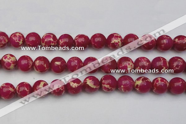 CDE2041 15.5 inches 20mm round dyed sea sediment jasper beads